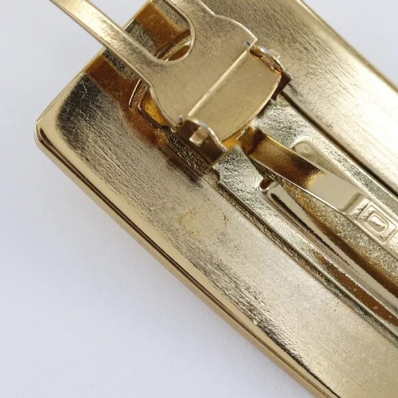 CHANEL logo Valletta Plated Gold Women - Picture 4 of 13